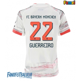Bayern Munich Raphael Guerreiro #22 Tricou Fotbal Replică 2025-26 Femei Deplasare